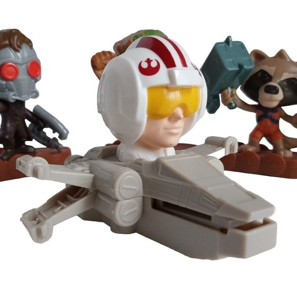 Lot Of 5 McDonalds 2020 2022 Star Wars GUARDIANS OF THE GALAXY Happy Meal Toys - Picture 5 of 13